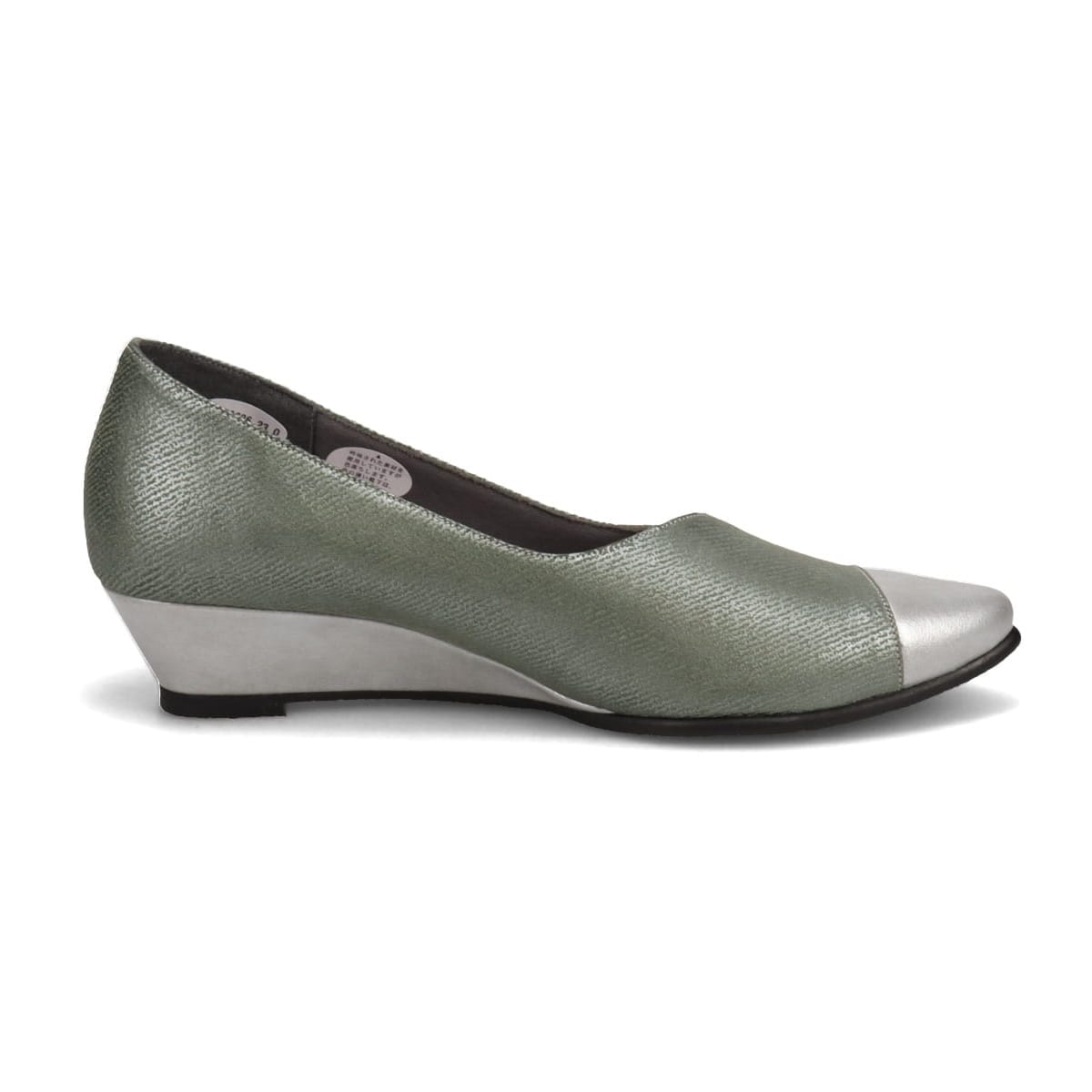 ミッシー デ ミッシー missy des missy 斜めカットが特徴のデザインパンプス MMD3626 KHAKI-PRINT 23.0