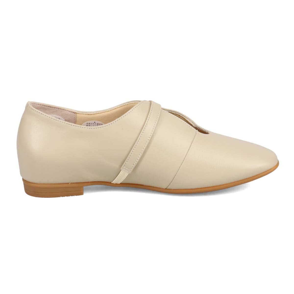 ミッシーデミッシー missy des missy 甲ベルト フラットシューズ　MMD3640 BEIGE 23.0