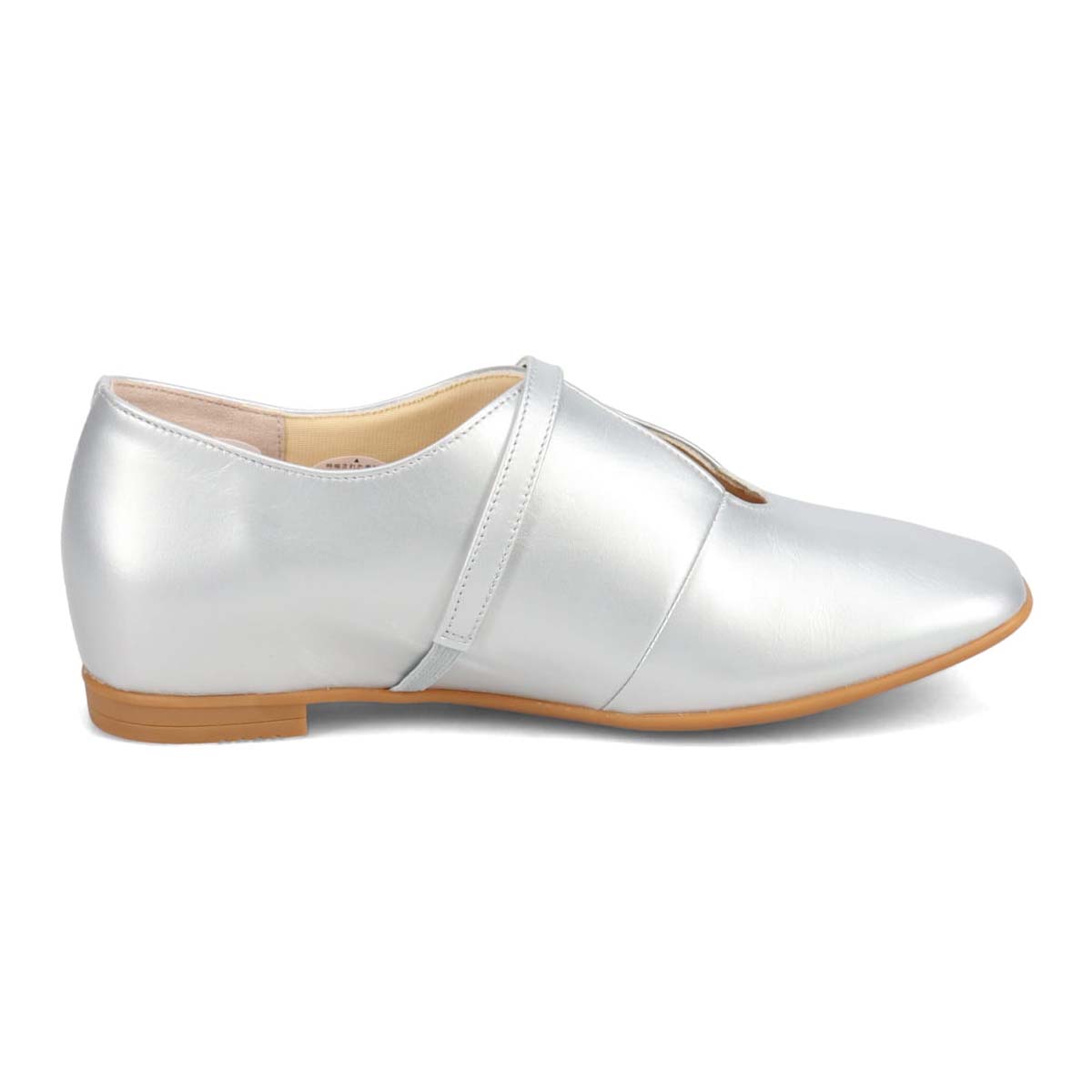 ミッシーデミッシー missy des missy 甲ベルト フラットシューズ　MMD3640 SILVER 23.0