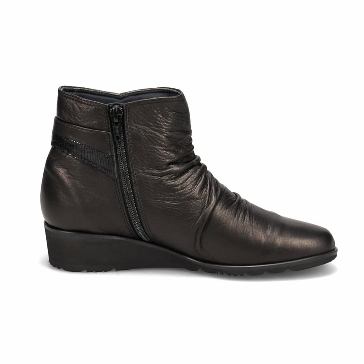 ミッシーデミッシー missy des missy しっとり＆ソフトな牛革を使用した  カジュアルブーツ  MMD4630A BLACK 23.0