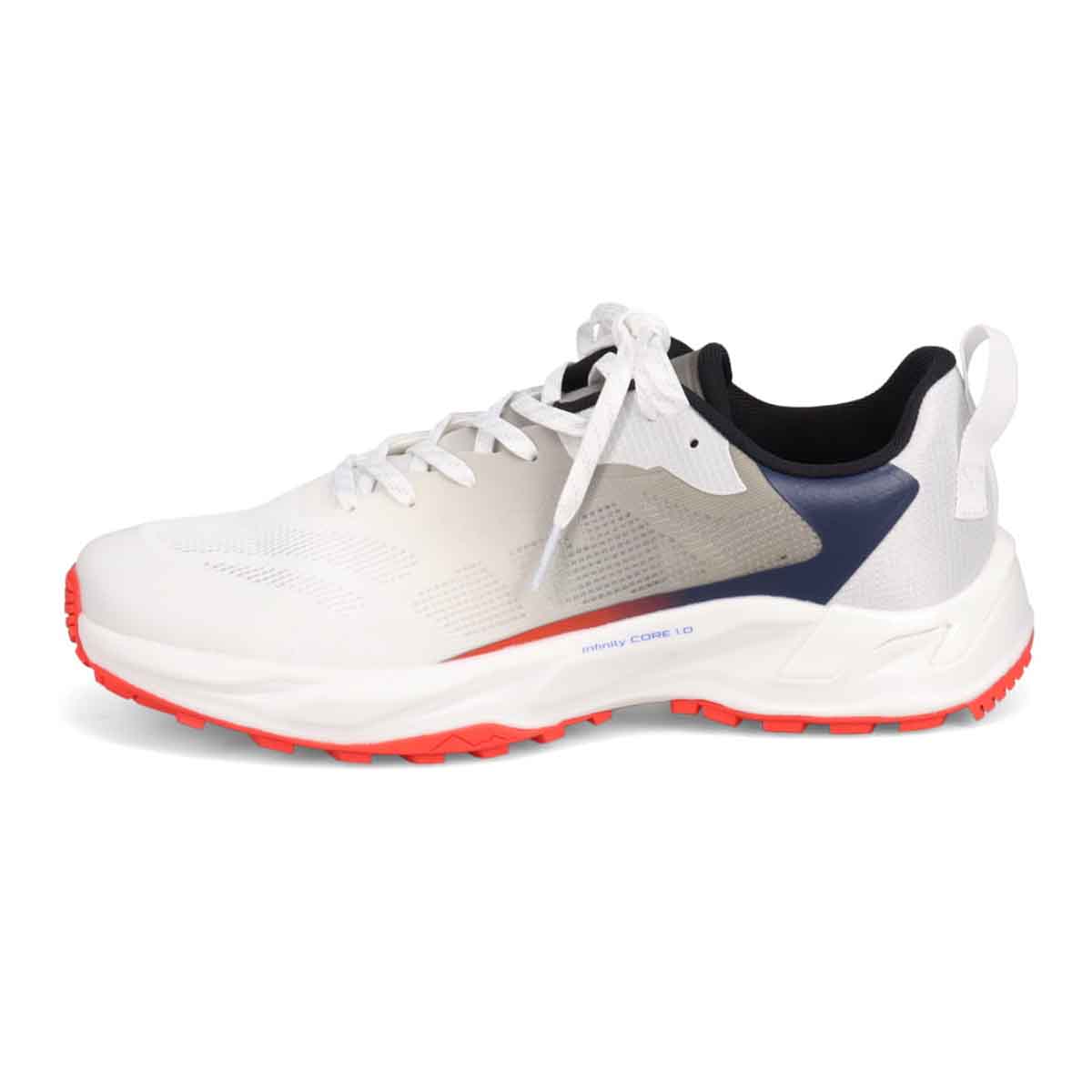 【Infinity CORE 1.0】マドラスウォーク madras Walk　Recovery Shiatsu Insole　アウトドアレジャー向け  撥水仕様　メンズ　カジュアルスニーカー　MW100R　※ユニセックスサイズ展開 WHITE/PINK 25.0