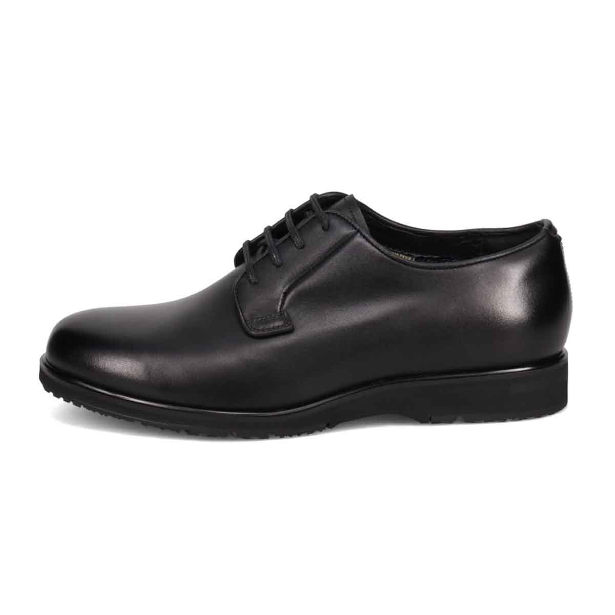 【GORE-TEX×防滑】madras Walk「Recovery Shiatsu Insole」搭載　指圧効果により血行をよくする。ゴアテックス搭載   防滑  幅広4E ラウンド 外羽根プレーントゥドレスカジュアルシューズ　MW7411HR BLACK 25.0