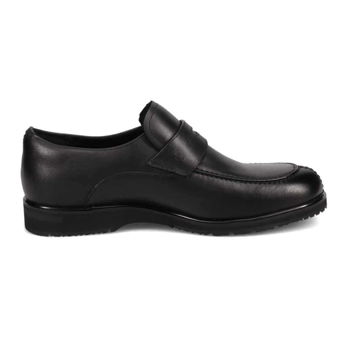 【GORE-TEX×防滑】madras Walk「Recovery Shiatsu Insole」搭載　指圧効果により血行をよくする。ゴアテックス搭載   防滑  幅広4E ラウンド スリッポンドレスカジュアルシューズ　MW7412HR BLACK 25.0