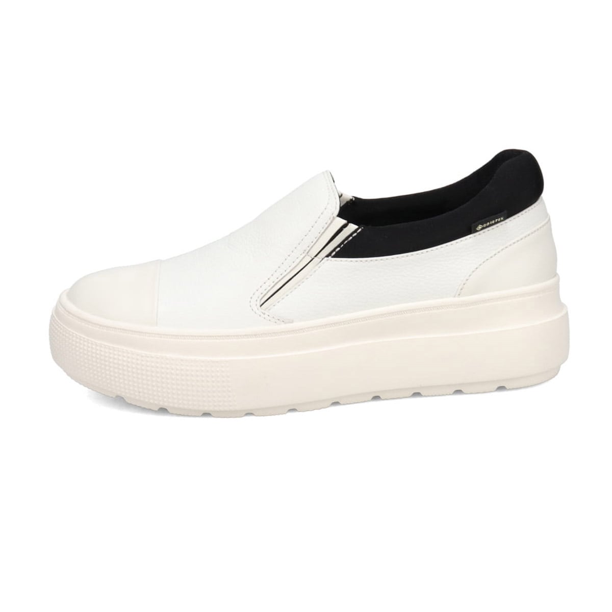 【GORE-TEX】マドラスウォーク madras Walk　厚底レザースリッポンスニーカー  MWL1024 IVORY 23.0