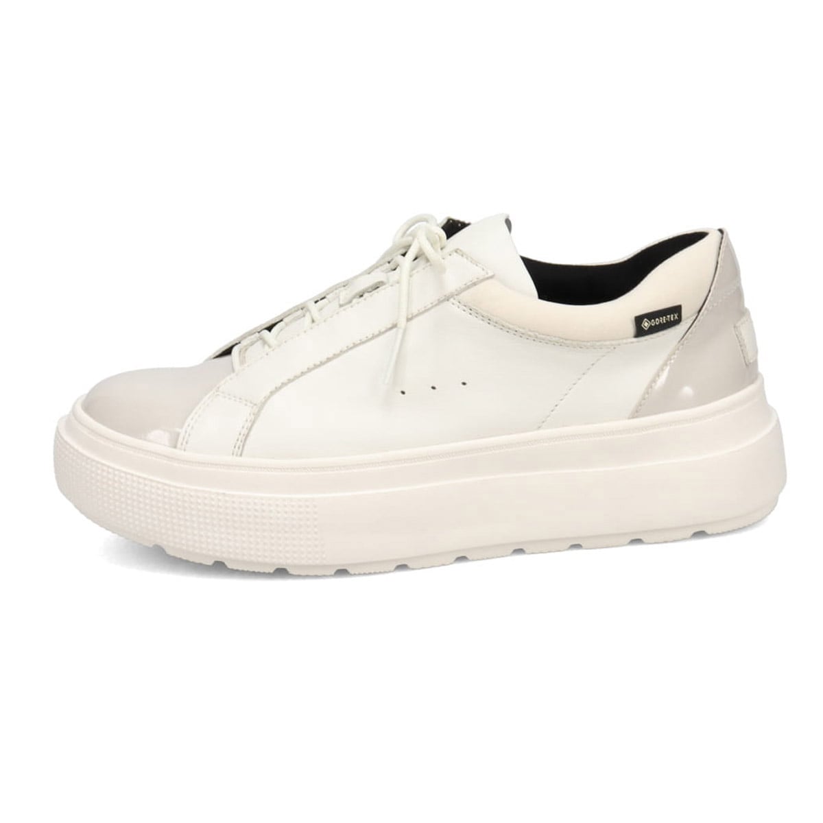 【GORE-TEX】マドラスウォーク madras Walk　厚底レザーレースアップスニーカー  MWL1025 IVORY 23.0