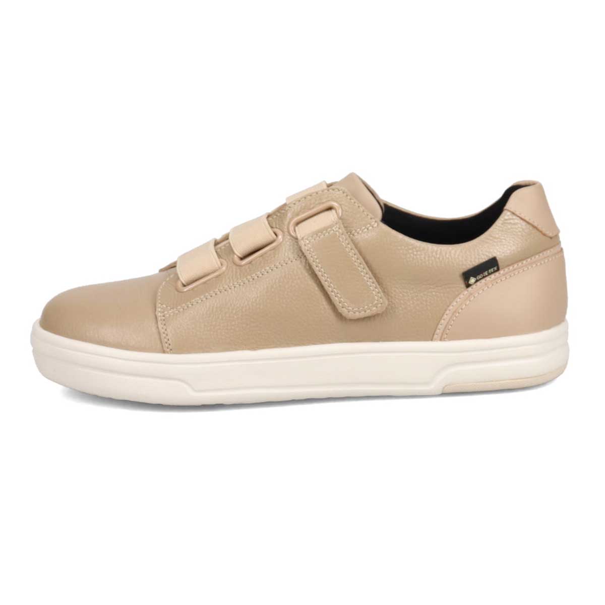 【GORE-TEX】マドラスウォーク madras Walk  より足馴染みの良い革にグレードアップ　ベルテッドスニーカー  MWL1027 BEIGE 23.0