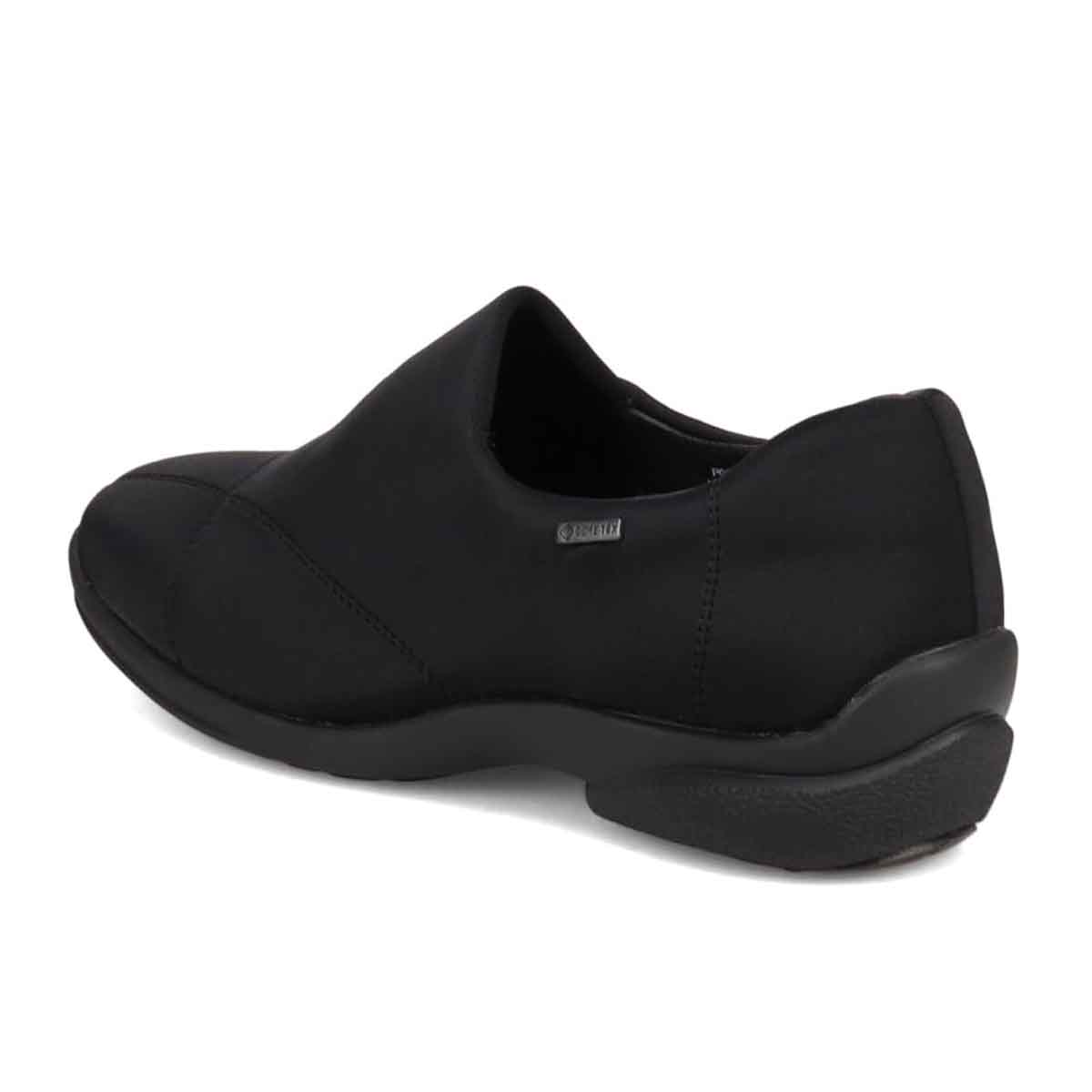 【GORE-TEX×防滑】madras Walk「Recovery Shiatsu Insole」搭載　指圧効果により血行をよくする。スクエアトゥスリッポンシューズ MWL4071R BLACK 23.0