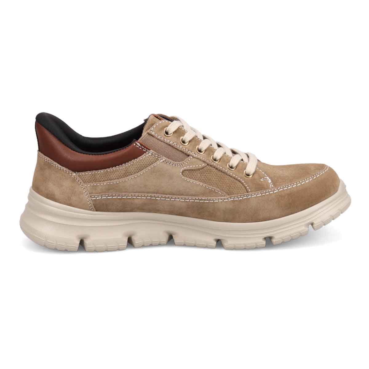プロ コンフォート PRO-COMFORT メンズ レースアップカジュアルシューズ　PC6014 BEIGE-SILKY 25