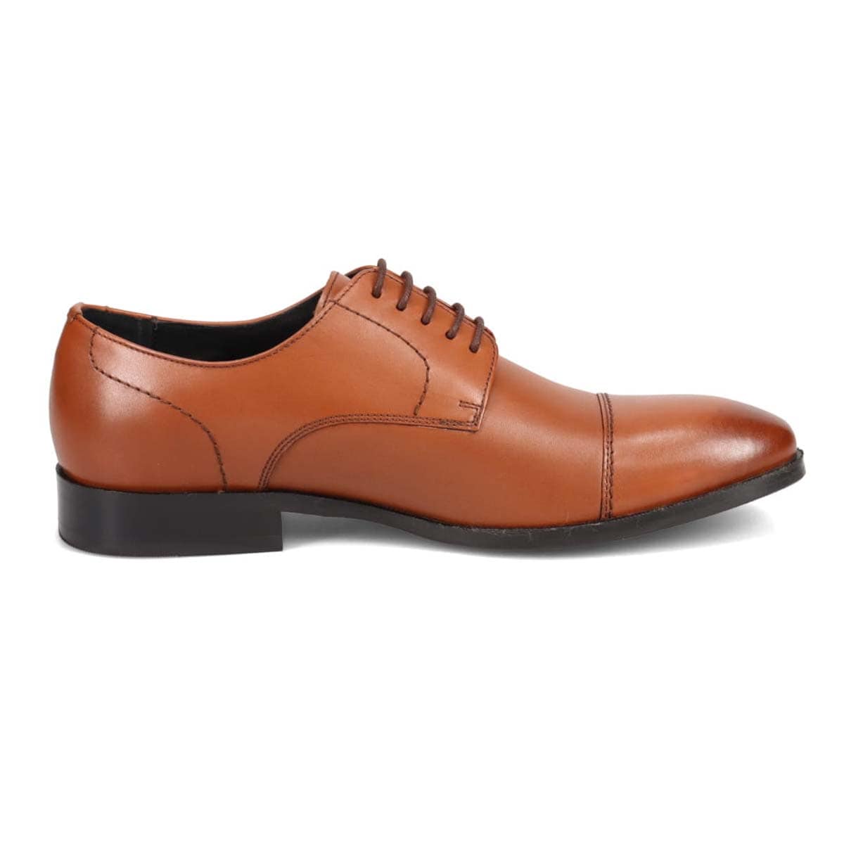 ペリーコレクション PERRY COLLECTION 外羽根ストラップビジネスシューズ  PR6003 BROWN 25.0