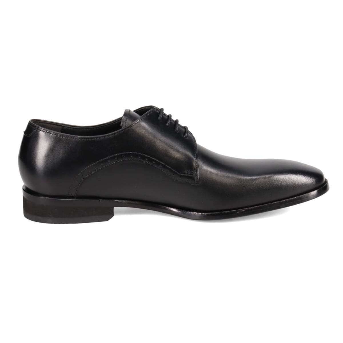 ペリーコレクション PERRY COLLECTION 外羽根プレーントゥビジネスシューズ  PR6502 BLACK 25.0