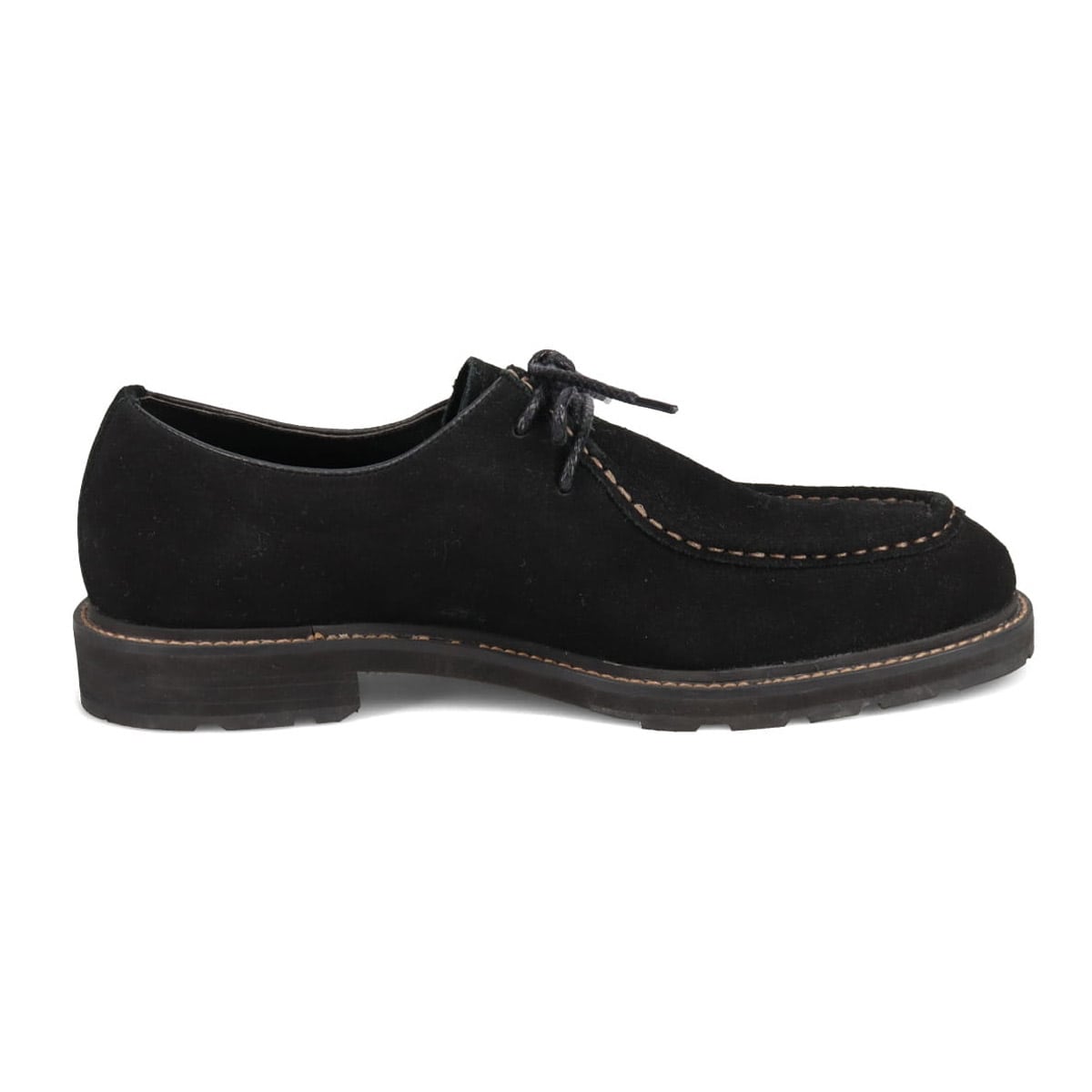 【eVent】Ｕチップモカ・カジュアルシューズ　SPDM3125 BLACK-VELOURS 25.0