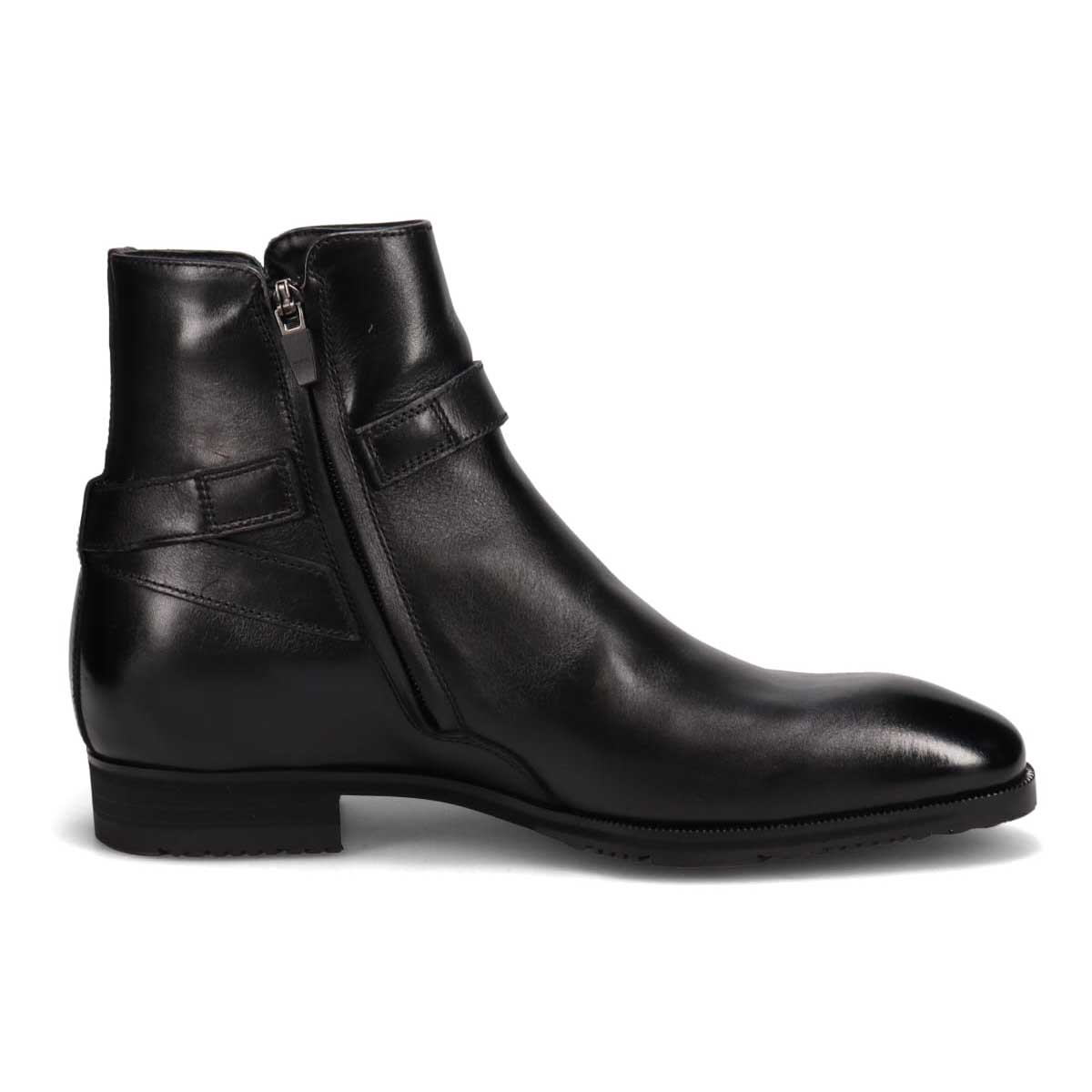 【GORE-TEX】マドラス madras metaインソール搭載シューズ　ベルト付きドレスブーツ　SPM746GMT BLACK 25.0