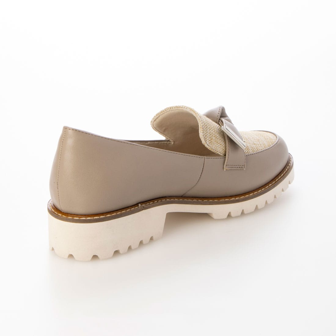 テーン tehen 高みえきれいめローファー　TN1792 BEIGE-TX 23.0