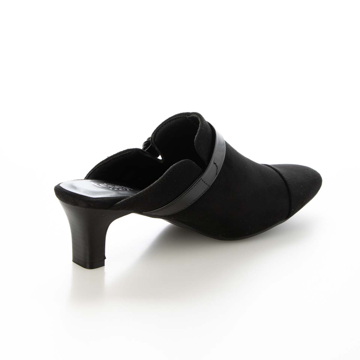 テーン tehen 不動の人気デザイン　ミュールパンプス　TN5510 BLACK-SILKY 23.0