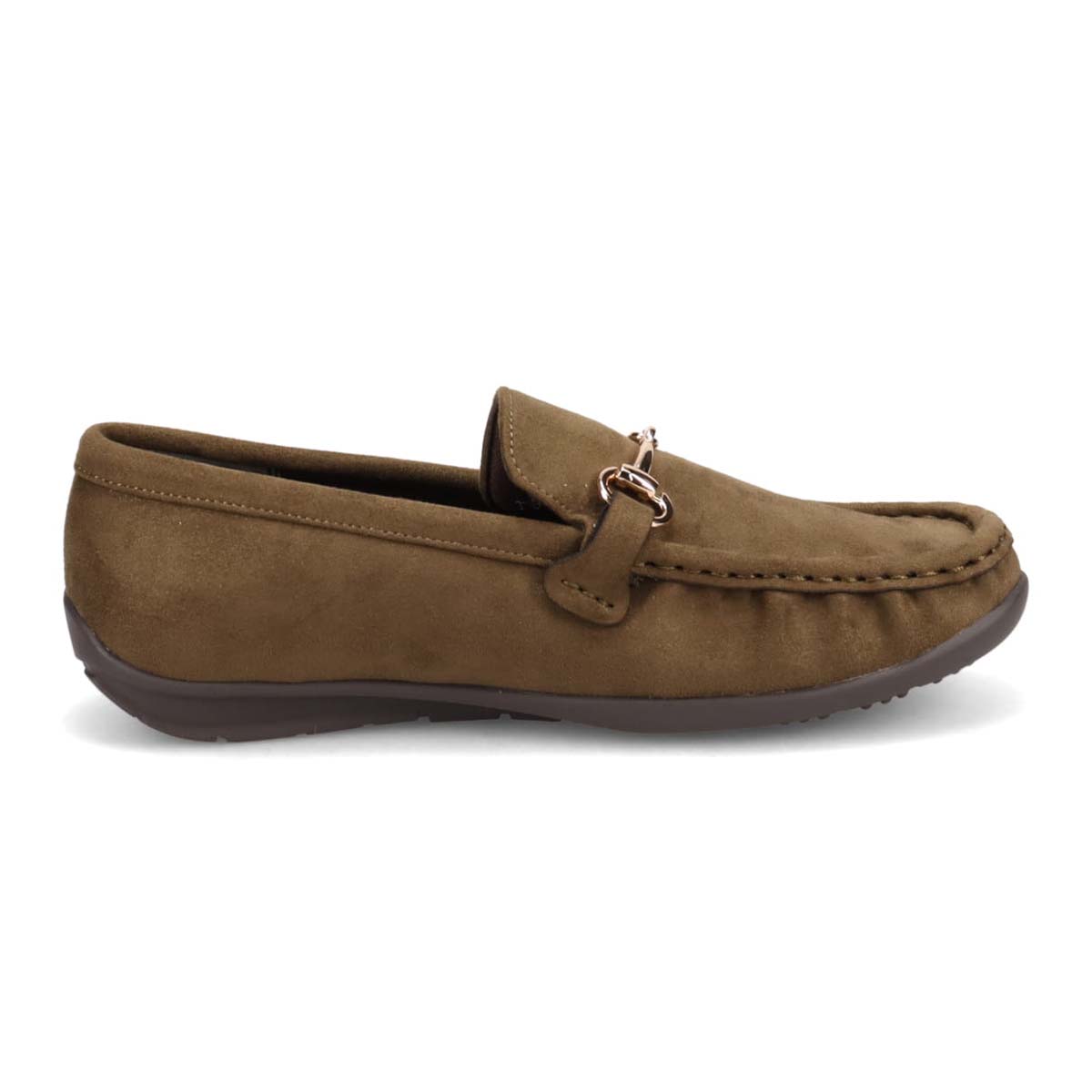 テーン tehen  足取り弾む ビット付きドライビングシューズ　TN5700 KHAKI-SILKY 23.0