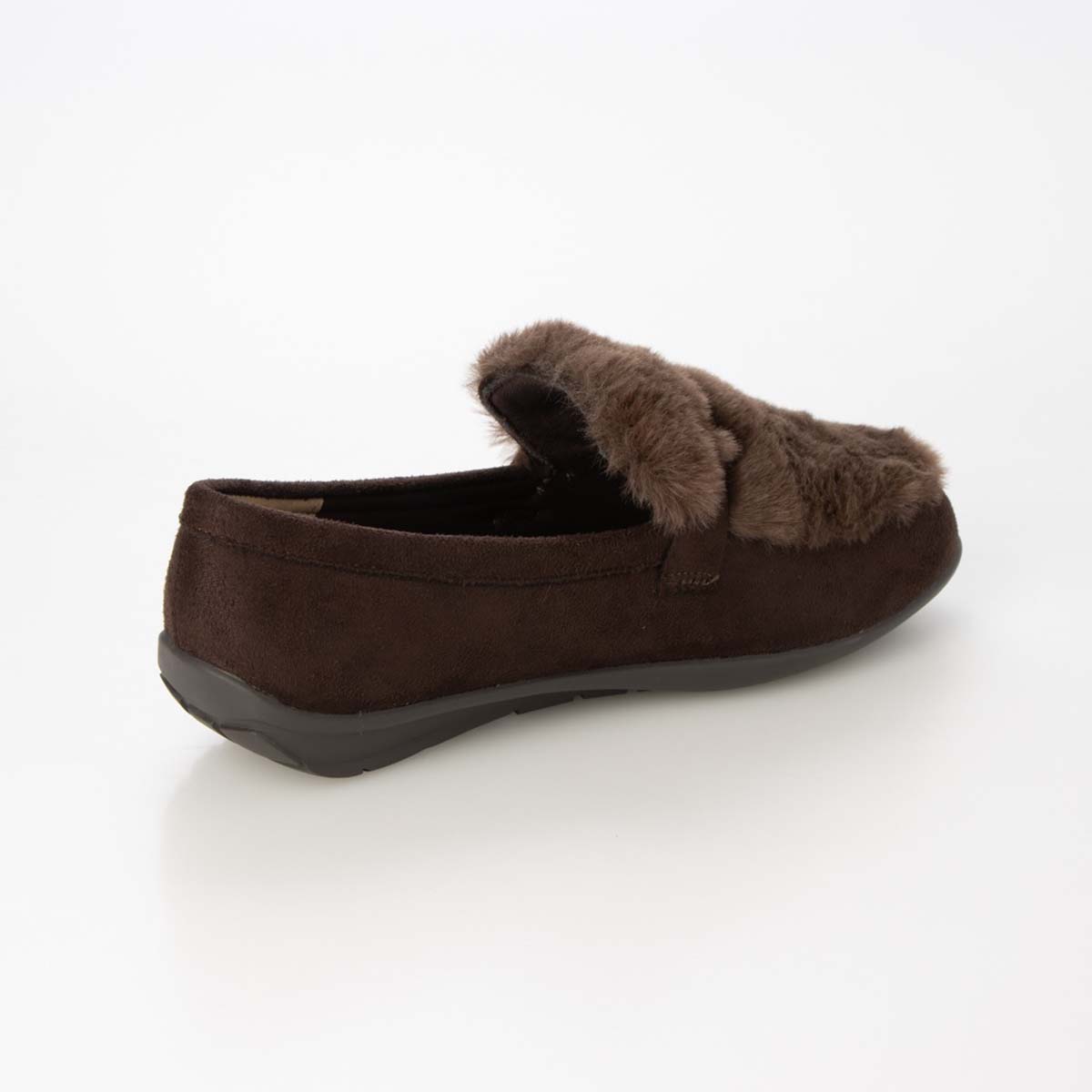 テーン tehen ビットとファー付きドライビングシューズ TN5704 D-BROWN 23.0