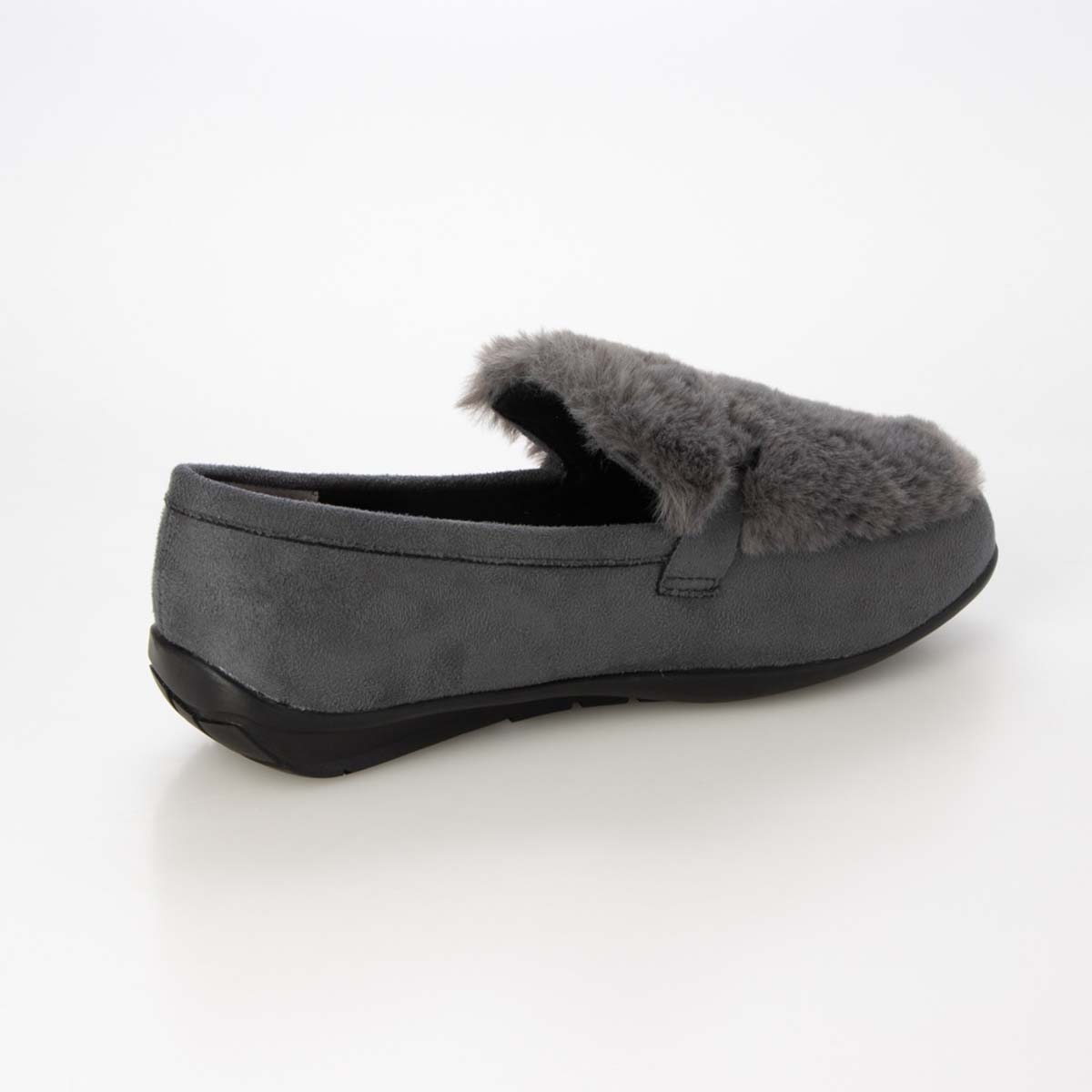 テーン tehen ビットとファー付きドライビングシューズ TN5704 GRAY 23.0