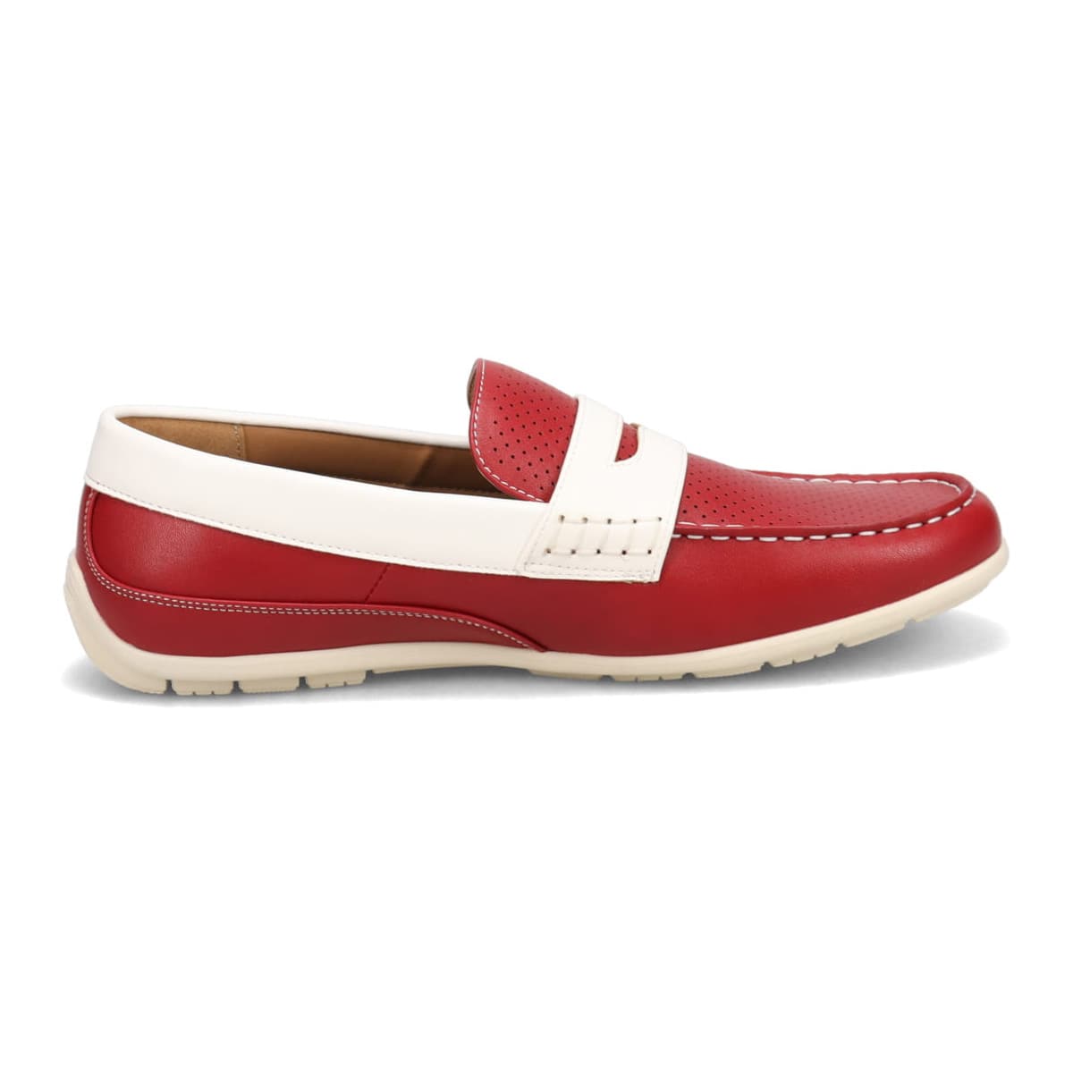 ユーピーレノマ U P Renoma パンチング素材を使用した カジュアルローファー U4018 25 0 Black メンズ Madras マドラス 公式