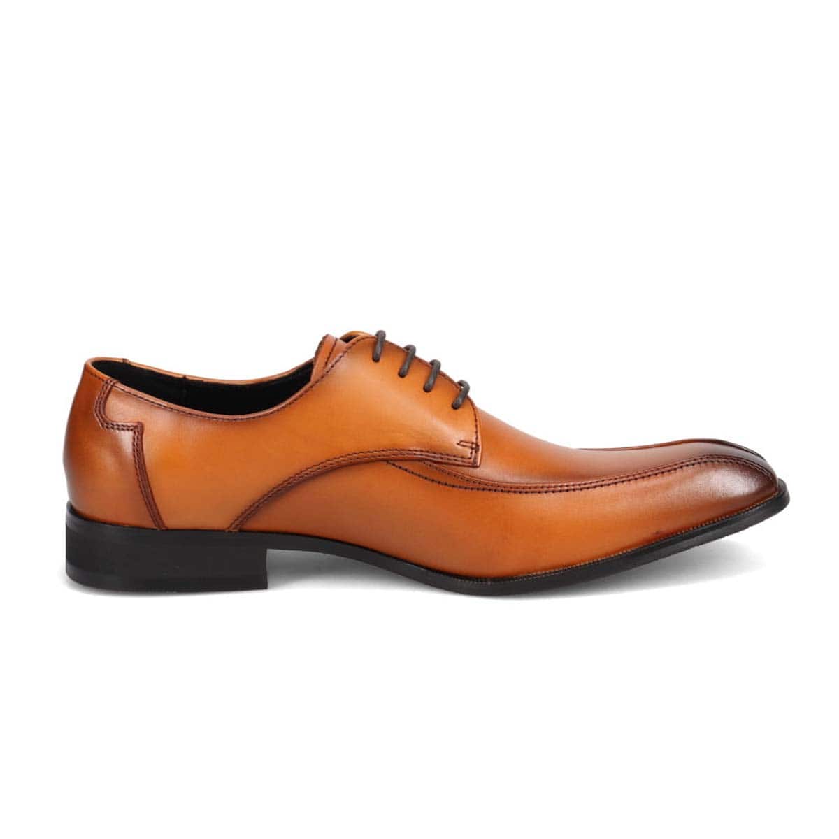 ヴィア カミーノ via cammino 外羽根スワールモカドレスシューズ　VC2504 L-BROWN 25.0
