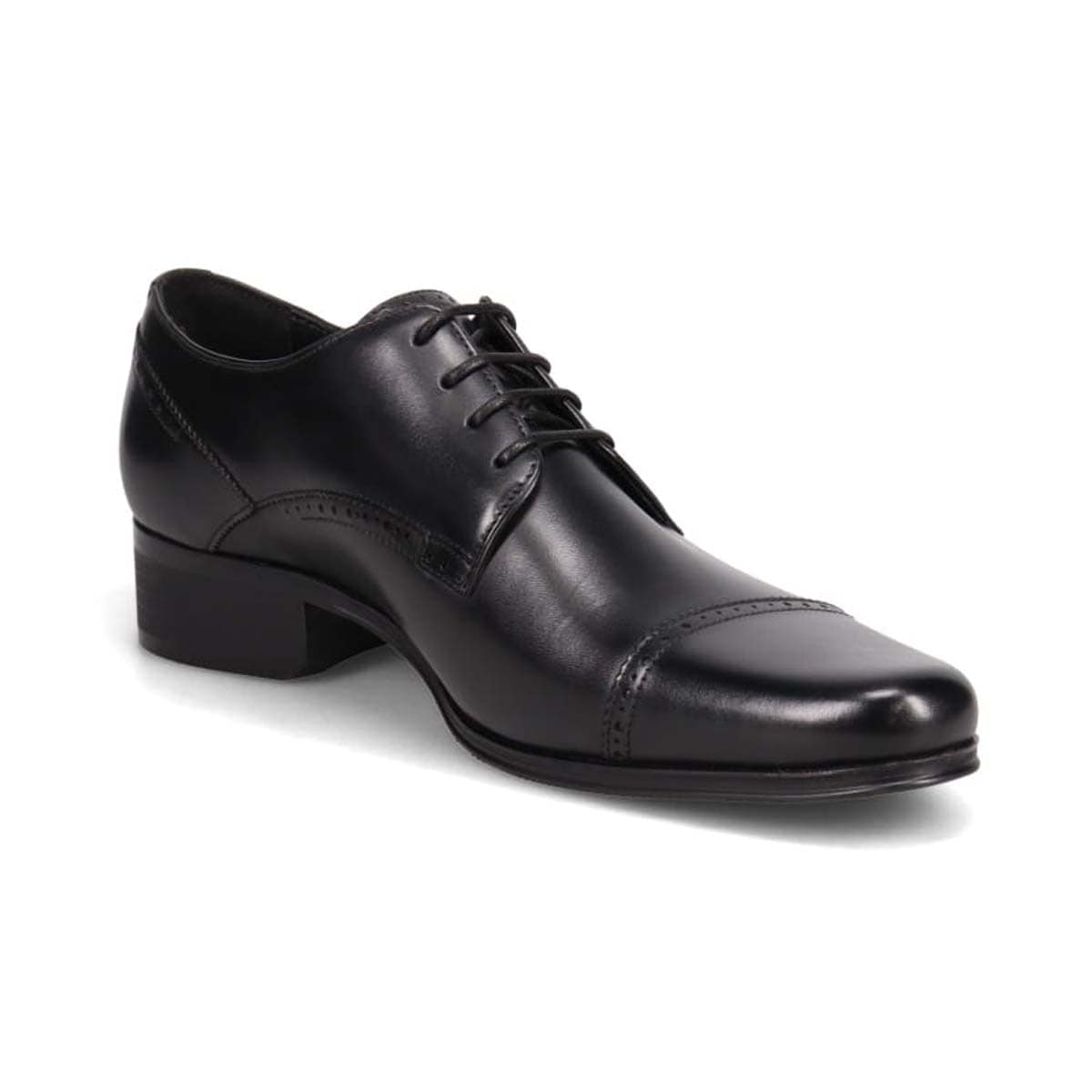 KATHARINE HAMNETT LONDON　外羽根ストレートチップドレスシューズ　03954 BLACK 25.0