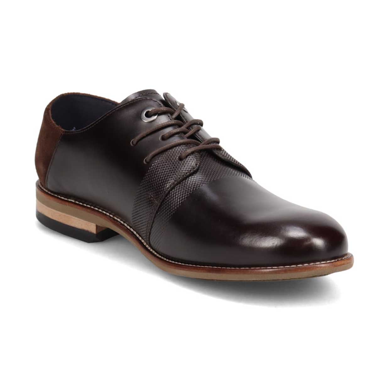 ランバンオンブルー LANVIN en Bleu レースアップ カジュアルシューズ  086514 D-BROWN 25.0