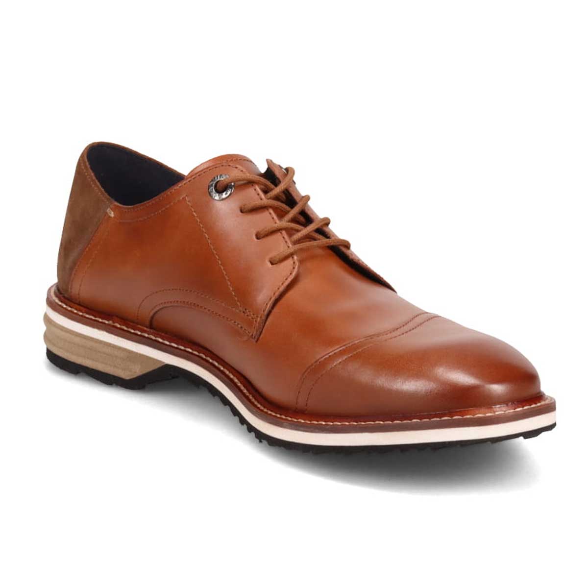 ランバンオンブルー LANVIN en Bleu レースアップ カジュアルシューズ  086514 BROWN 25.0