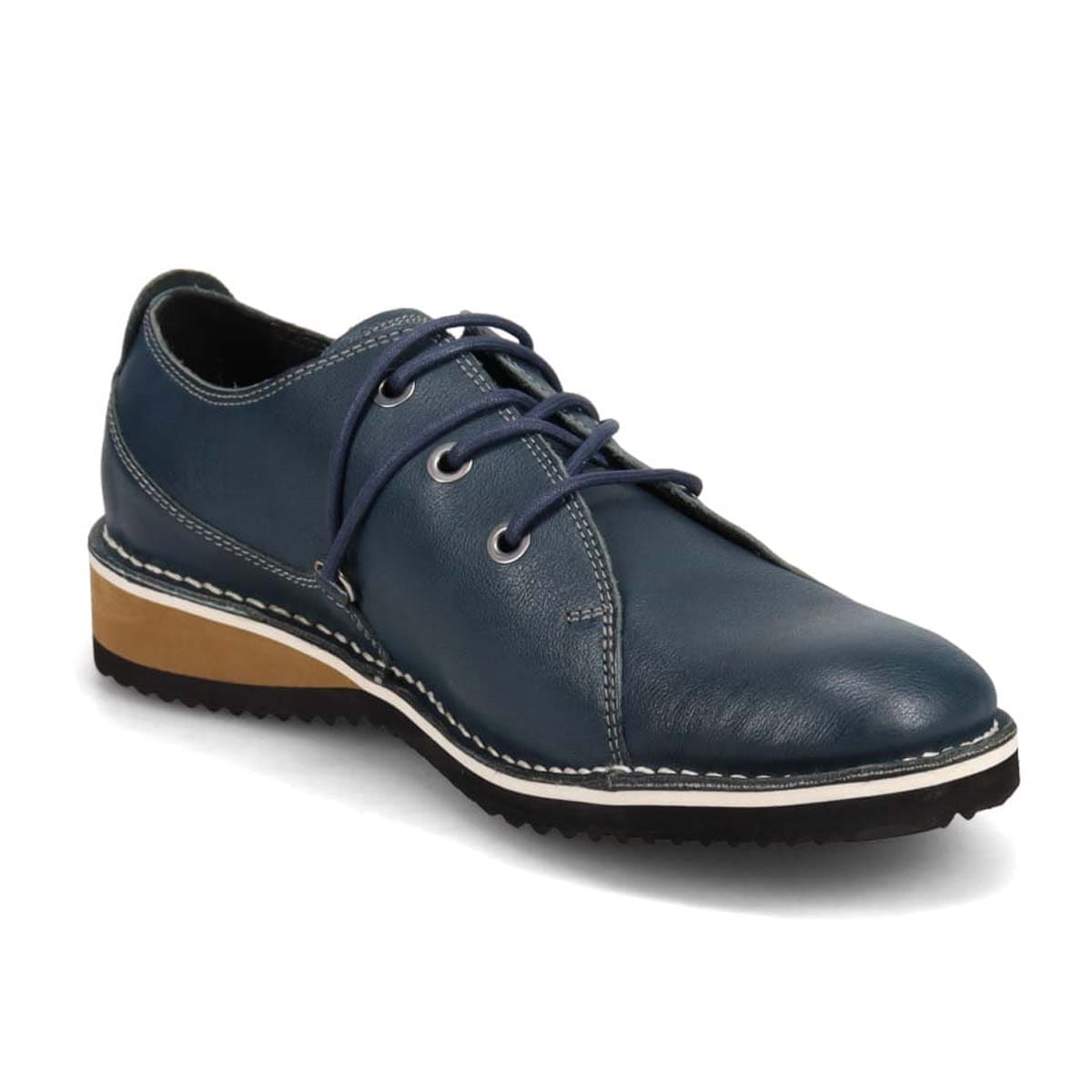 キャサリンハムネットロンドン KATHARINE HAMNETT LONDON　レースアップダービーシューズ　31762 NAVY 25.0