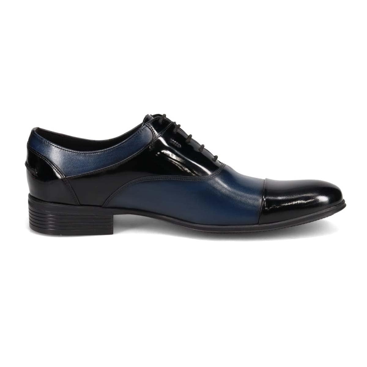 ランバンコレクション LANVIN COLLECTION 異素材MIXストレートチップオックスフォード　83503 NAVY 25.0