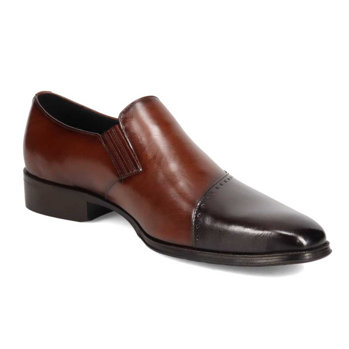 LANVIN COLLECTION　スリッポンドレスシューズ　83525 D-BROWN 25.0