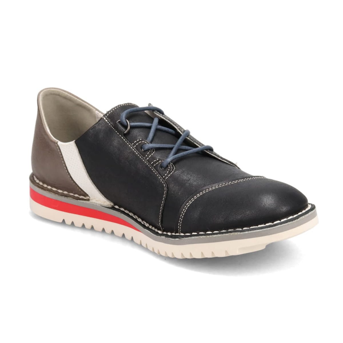 LANVIN en Bleu　レースアップ・カジュアルシューズ  86176 BLACK 25.0