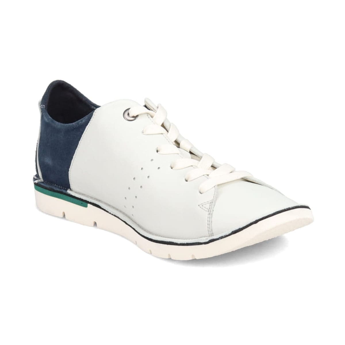 LANVIN en Bleu　プラットステッチダウンスニーカー　86455 WHITE 25.0