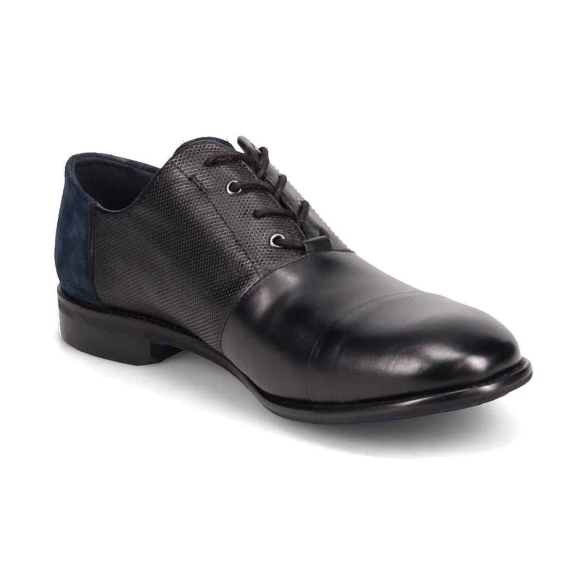 LANVIN en Bleu　アシンメトリーオックスフォード カジュアルシューズ　86482 BLACK 25.0