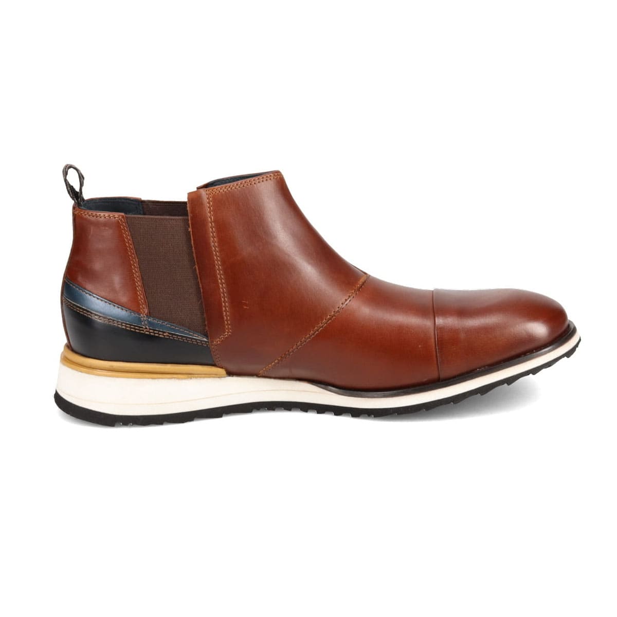 LANVIN en Bleu　スポーツMIX サイドゴアブーツ　86489 BROWN 25.0