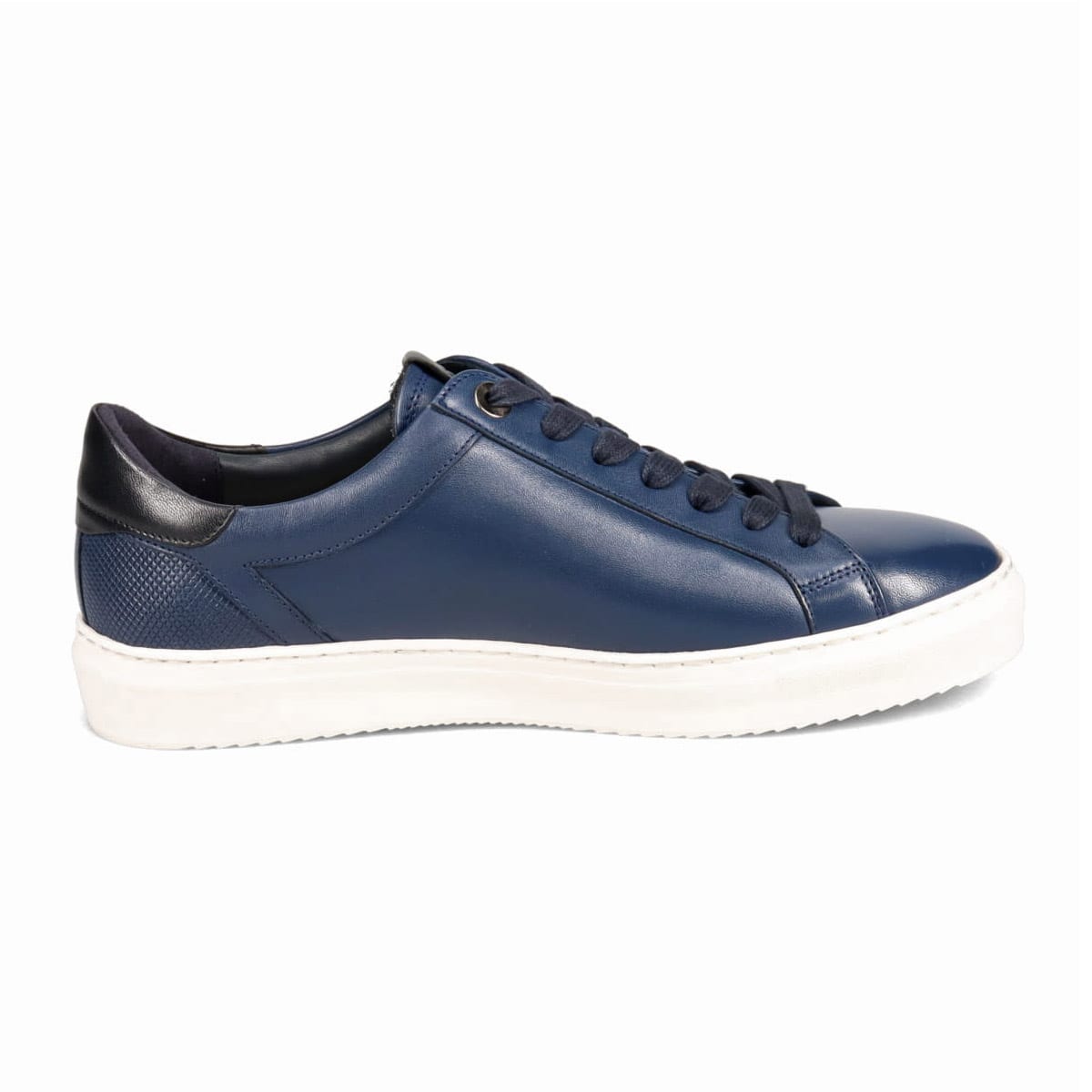 LANVIN en Bleu　カジュアルレザースニーカー  86501 NAVY 25.0