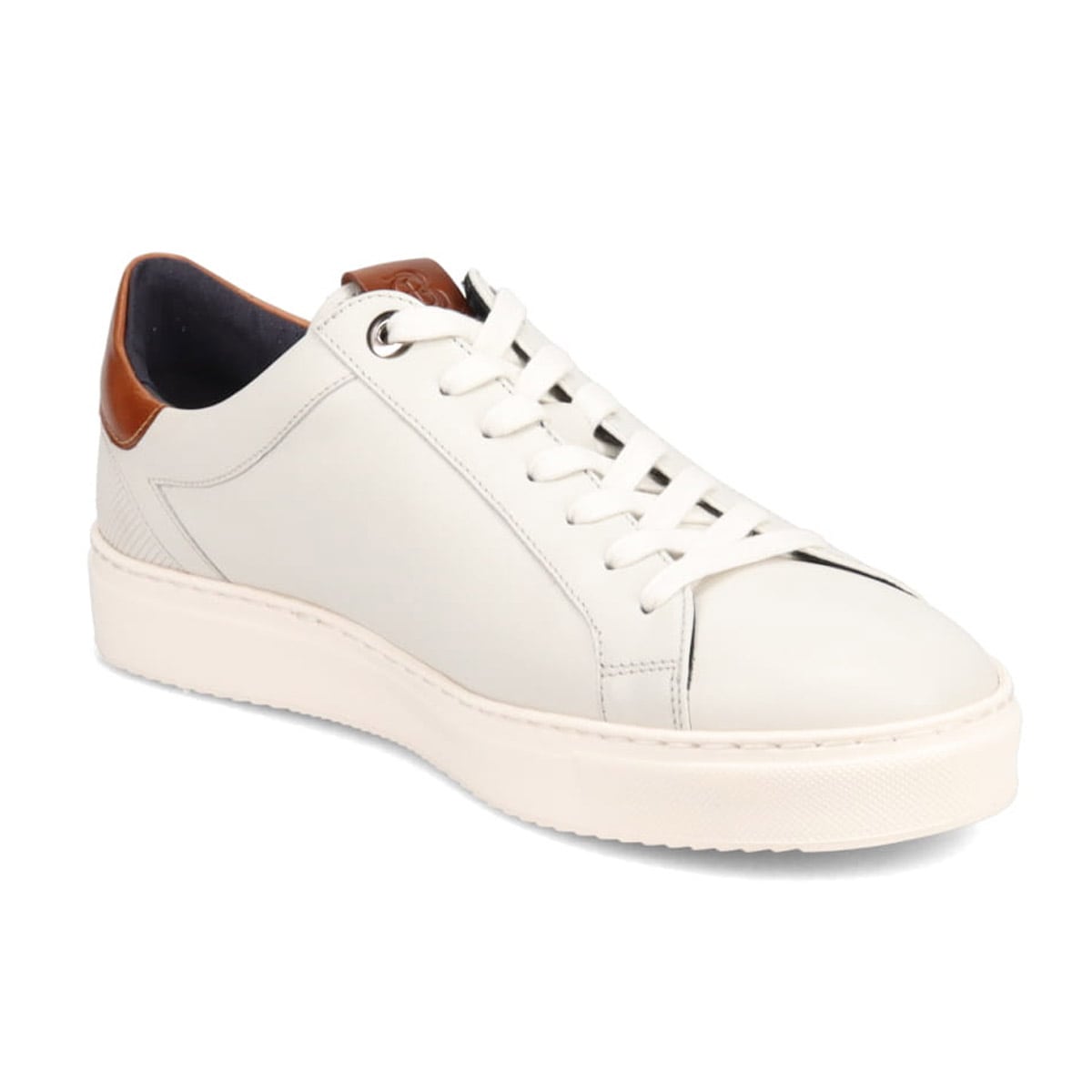 LANVIN en Bleu　カジュアルレザースニーカー  86501 WHITE 25.0