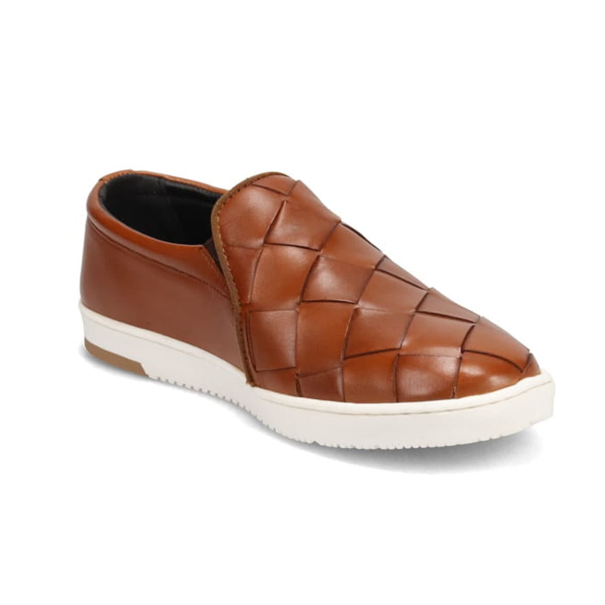 アビーロード ABBEY ROAD　メッシュスリッポンカジュアルシューズ　AB8003 BROWN 25.0