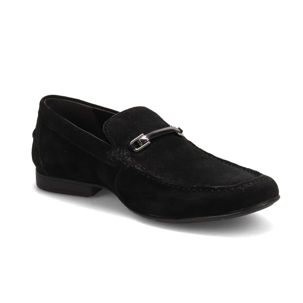 アビーロード ABBEY ROAD ビット付き スリッポン カジュアルシューズ　AB8103 BLACK-VELOURS 25.0