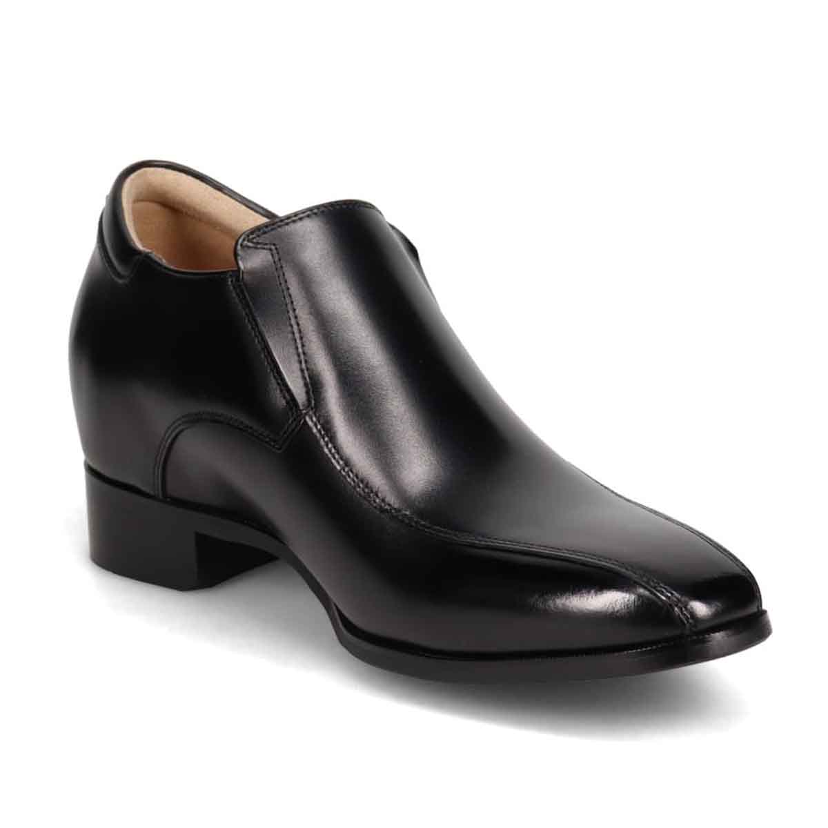 ビークラシック BEE CLASSIC　スワールモカ・スタイルアップシューズ  CB8703（ヒールアップ７cm） BLACK 25.0