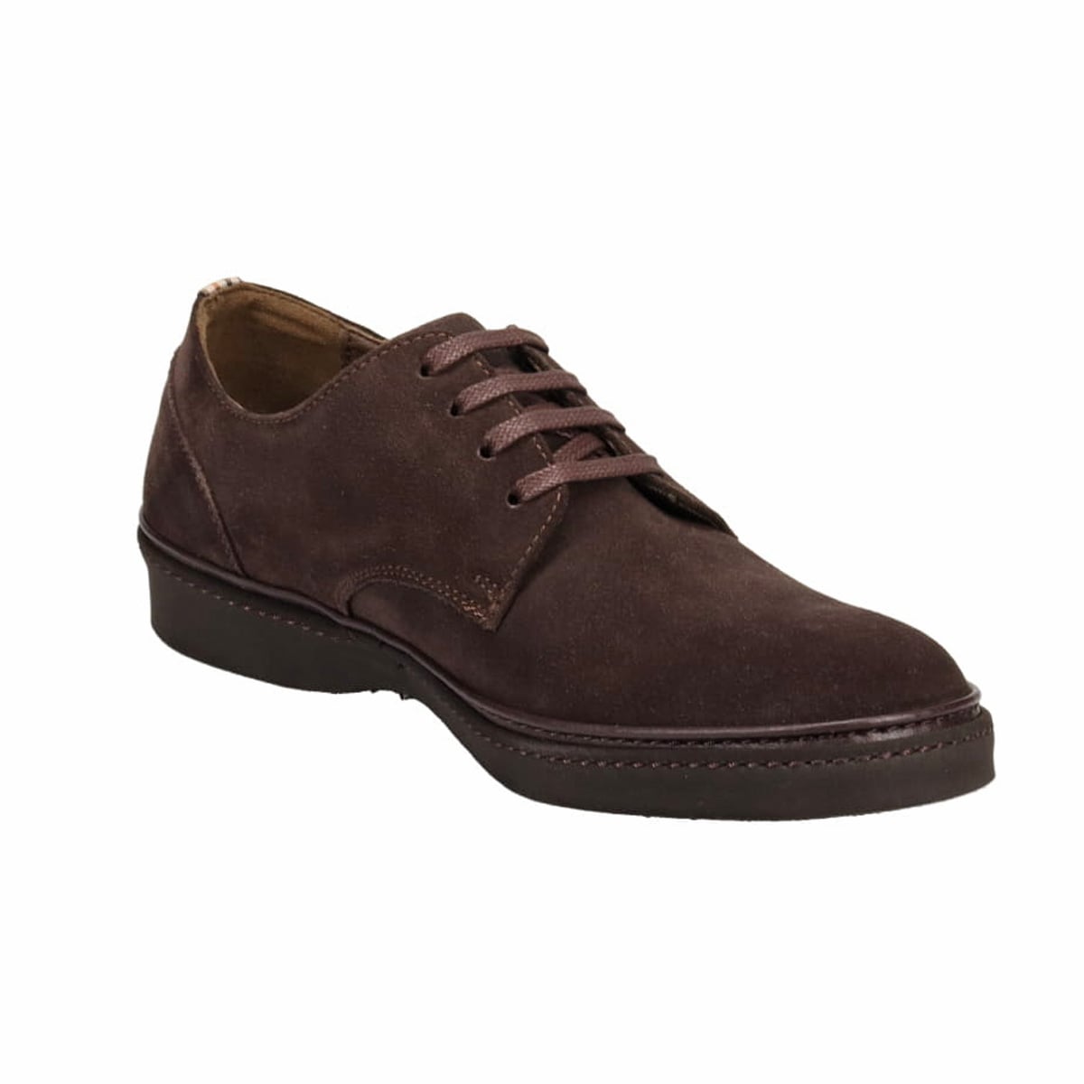 DAKS　外羽根プレーントウ・カジュアルシューズ DA2147 D-BROWN-VELOURS 25.0
