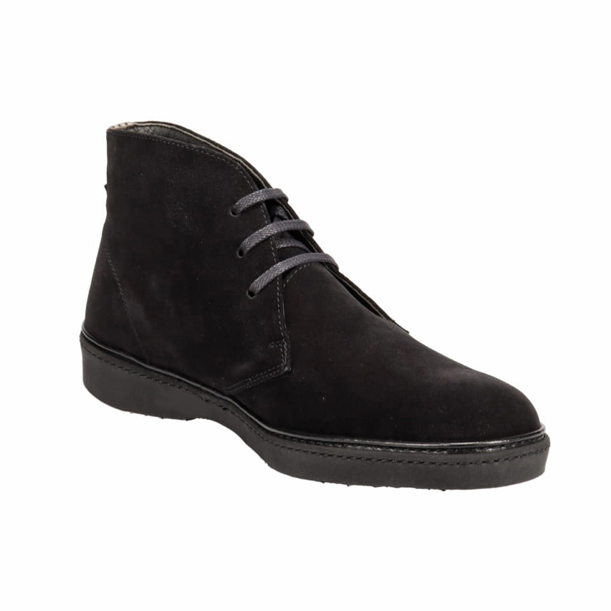 DAKS　レースアップ・ドレスブーツ DA2148 BLACK-VELOURS 25.0