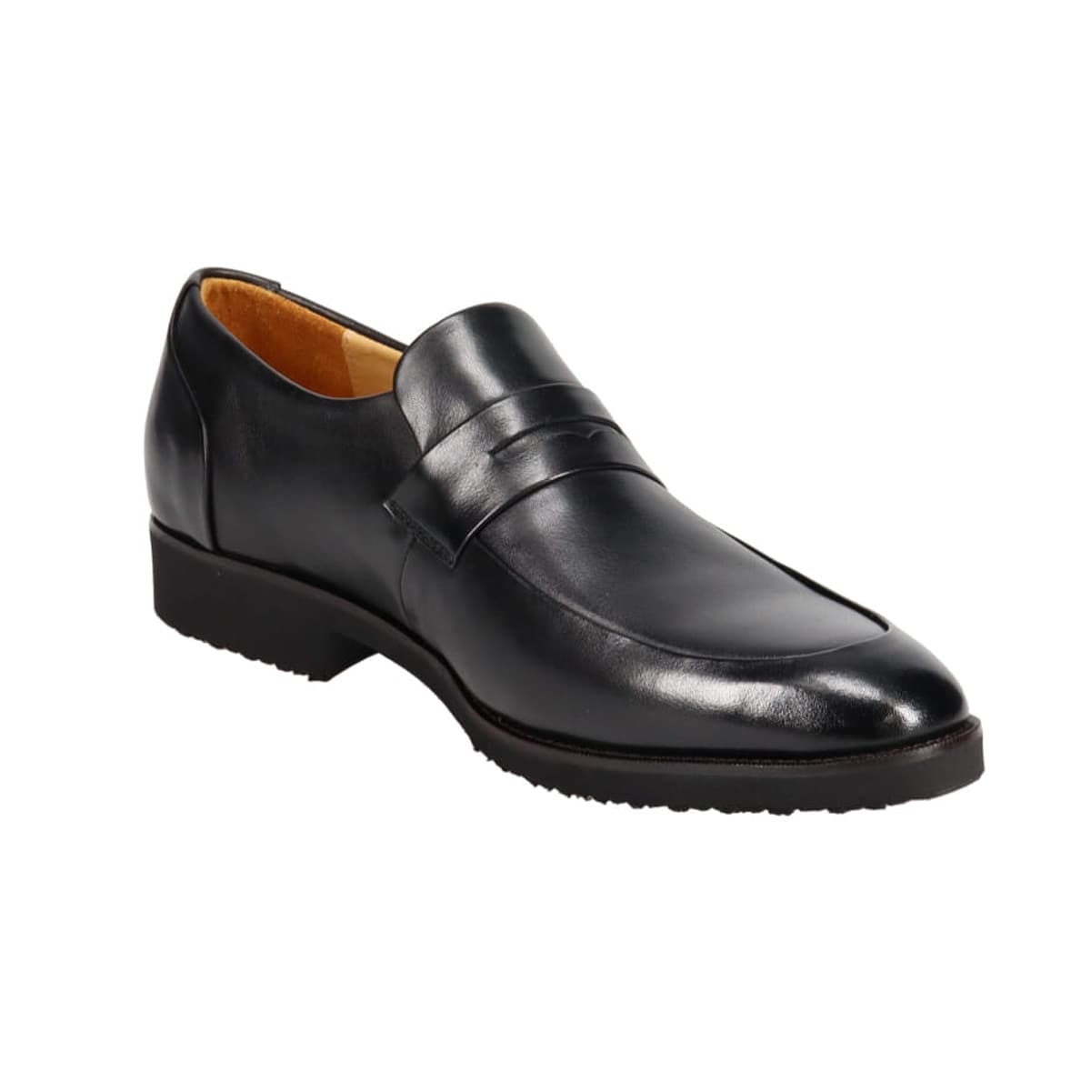 DAKS Uチップスリップオン・ビジネスシューズ DA8611 BLACK 25.0
