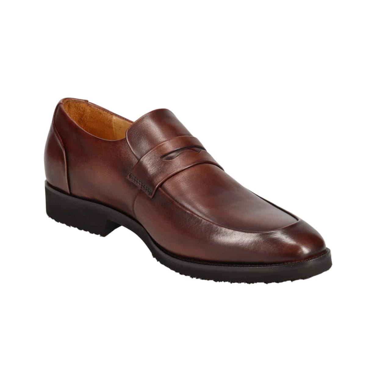 DAKS Uチップスリップオン・ビジネスシューズ DA8611 BROWN 25.0