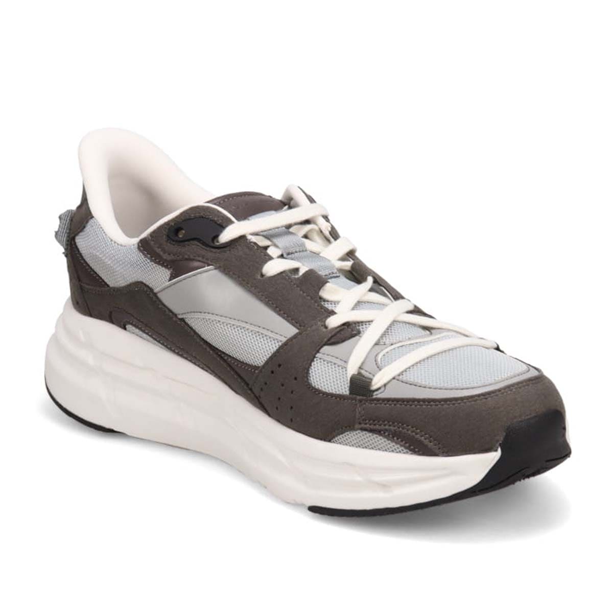 モデロ MODELLO 「リカバリーインソール」搭載で指圧効果により血行を115％促進。Recoveryナイロンメッシュスニーカー　DM2754R GRAY/C 25.0