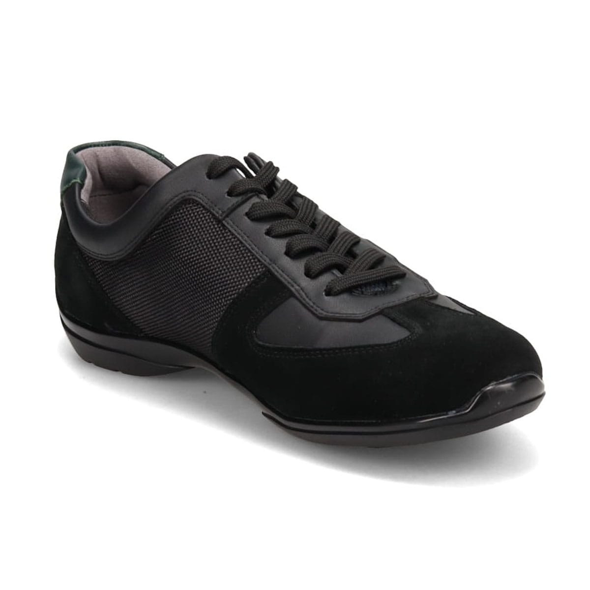 【抗ウイルス・抗菌加工】モデロ MODELLO  ドライビングレザースニーカー　DM3142 BLACK/C 25.0