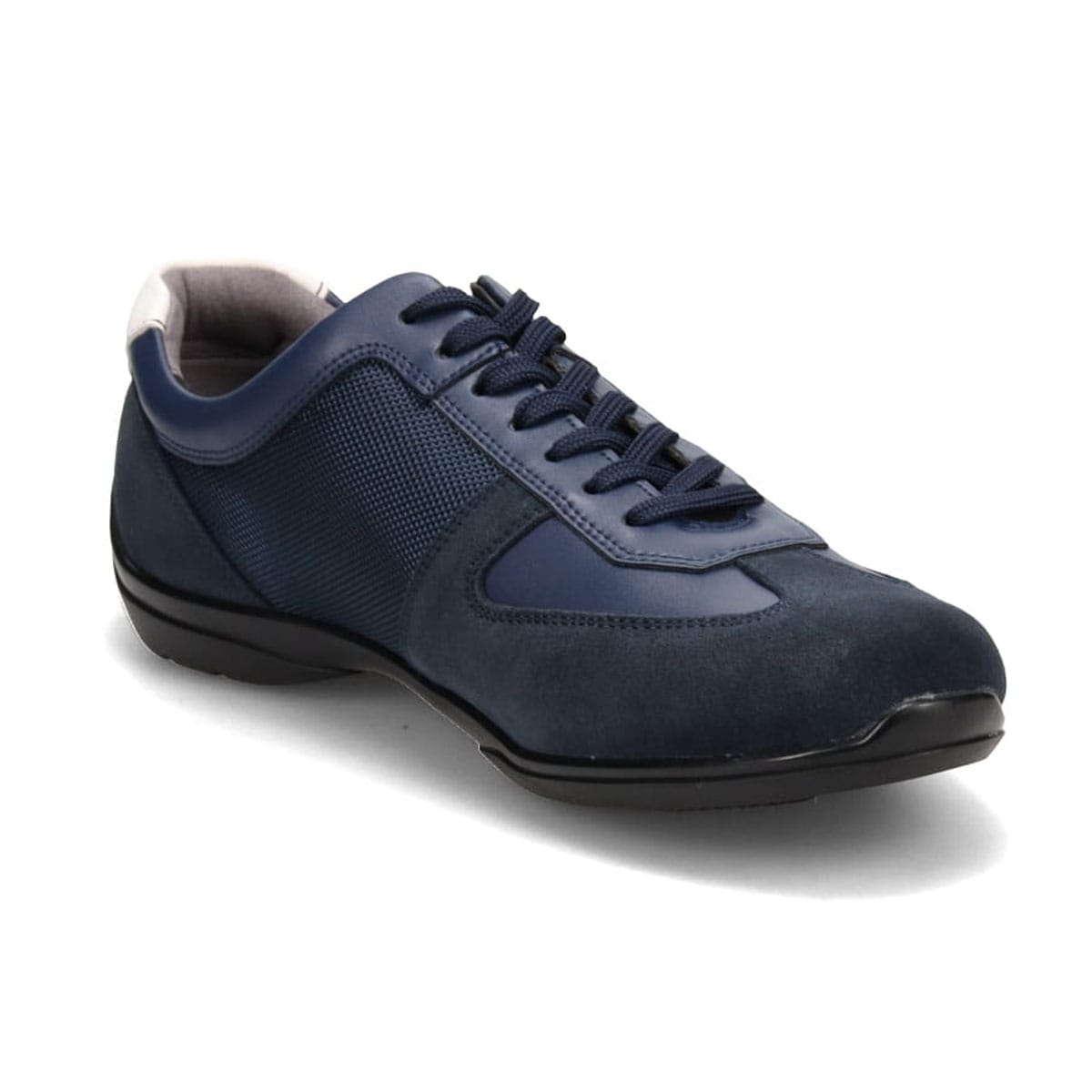 【抗ウイルス・抗菌加工】モデロ MODELLO  ドライビングレザースニーカー　DM3142 NAVY/C 25.0