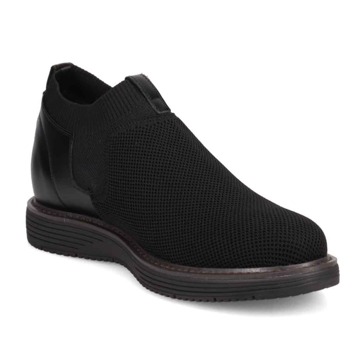 モデロ MODELLO 「Recovery Shiatsu Insole」搭載で指圧効果により血行をよくする。ニットブーティー　DM3416R BLACK 25.0