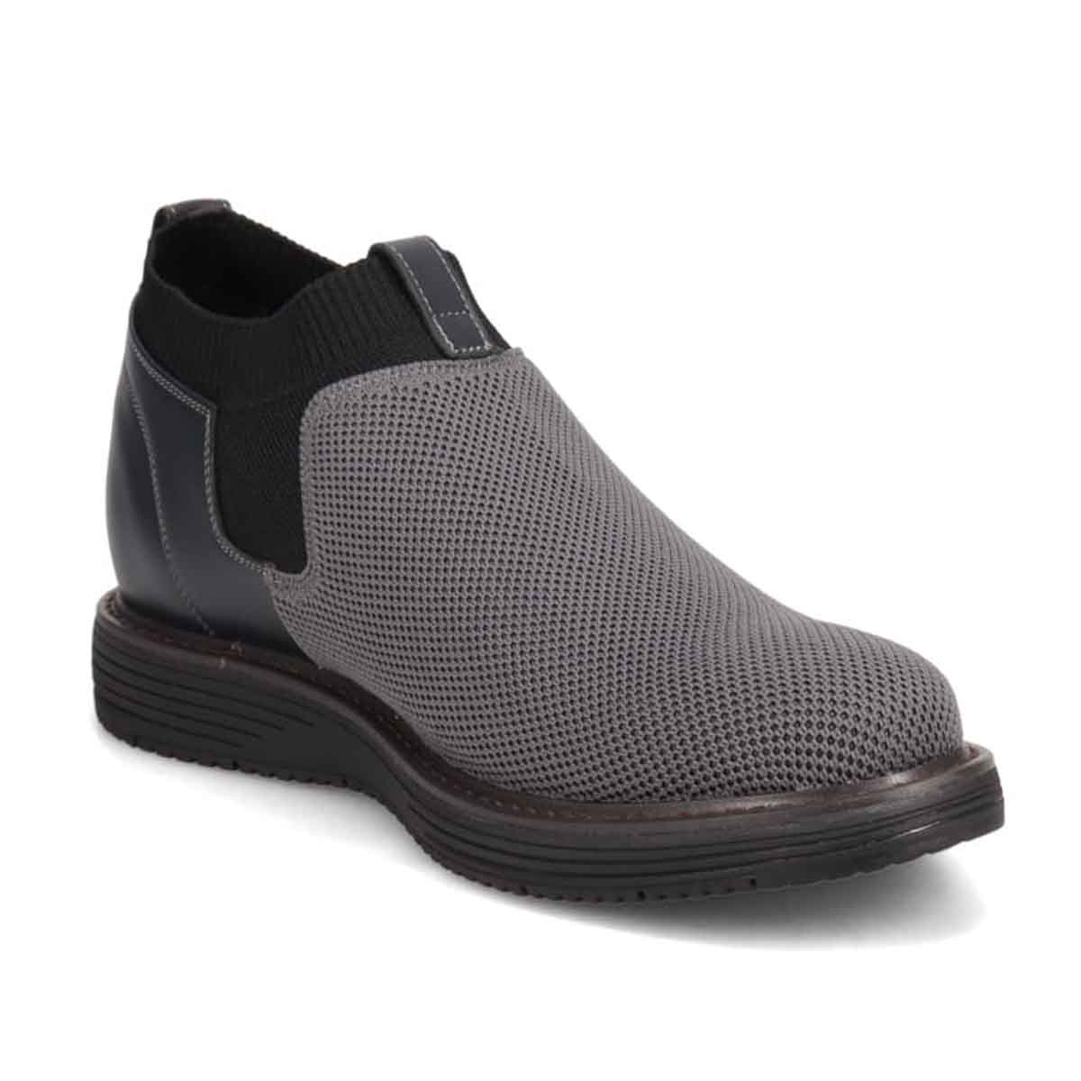 モデロ MODELLO 「Recovery Shiatsu Insole」搭載で指圧効果により血行をよくする。ニットブーティー　DM3416R D-GRAY 25.0