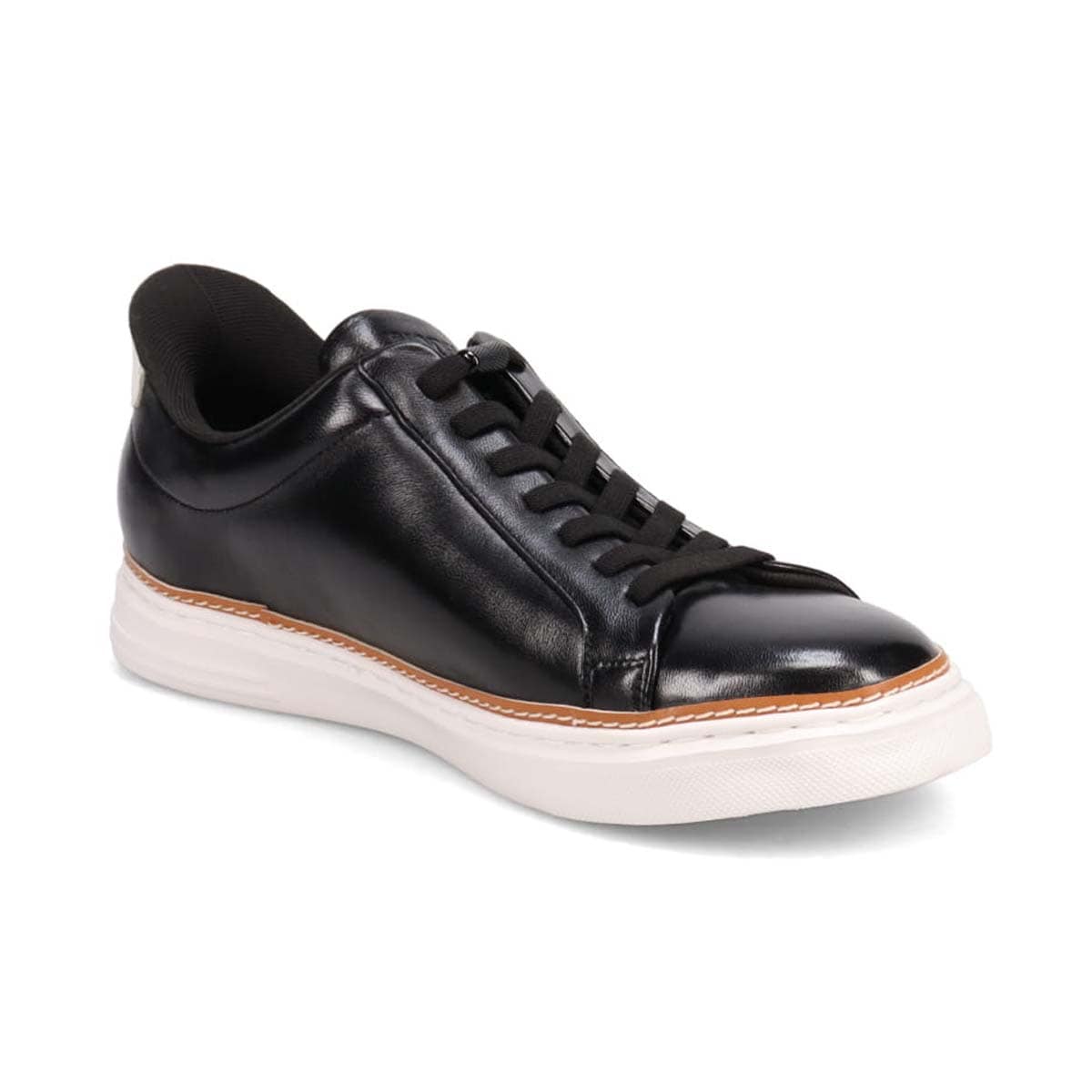 モデロ MODELLO クイックフィット カジュアルレザースニーカー　DM3450 BLACK/WHITE 25.0