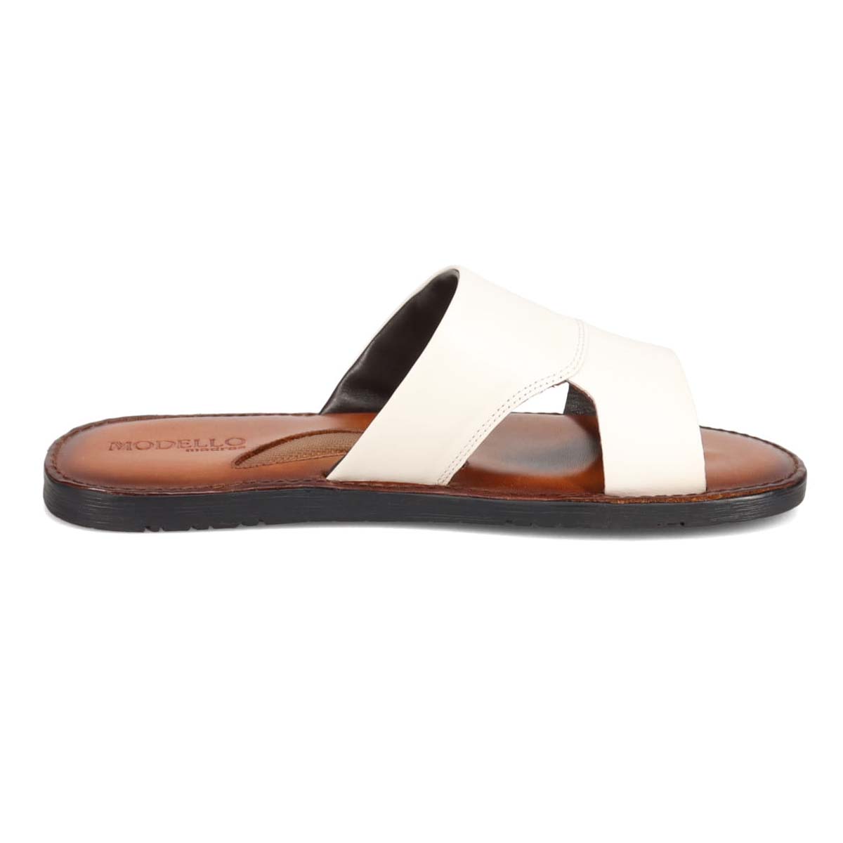 モデロ MODELLO レザーサンダル　DM5317 WHITE M(25.0～25.5cm)