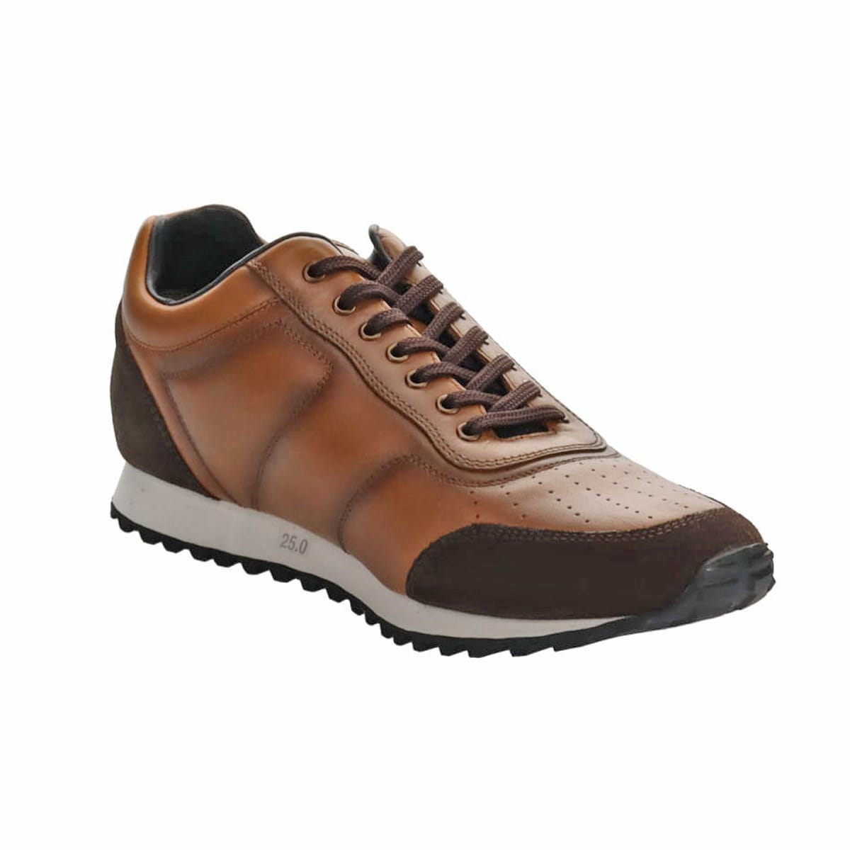 モデロ MODELLO VIBRAMソールレザースニーカー DM5503 L-BROWN 25.0